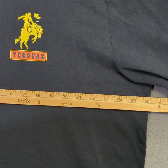 Tecovas T-Shirt Men's Men's XXL Black Fast As Lightning Graphic Long Sleeve - Picture 5 of 10